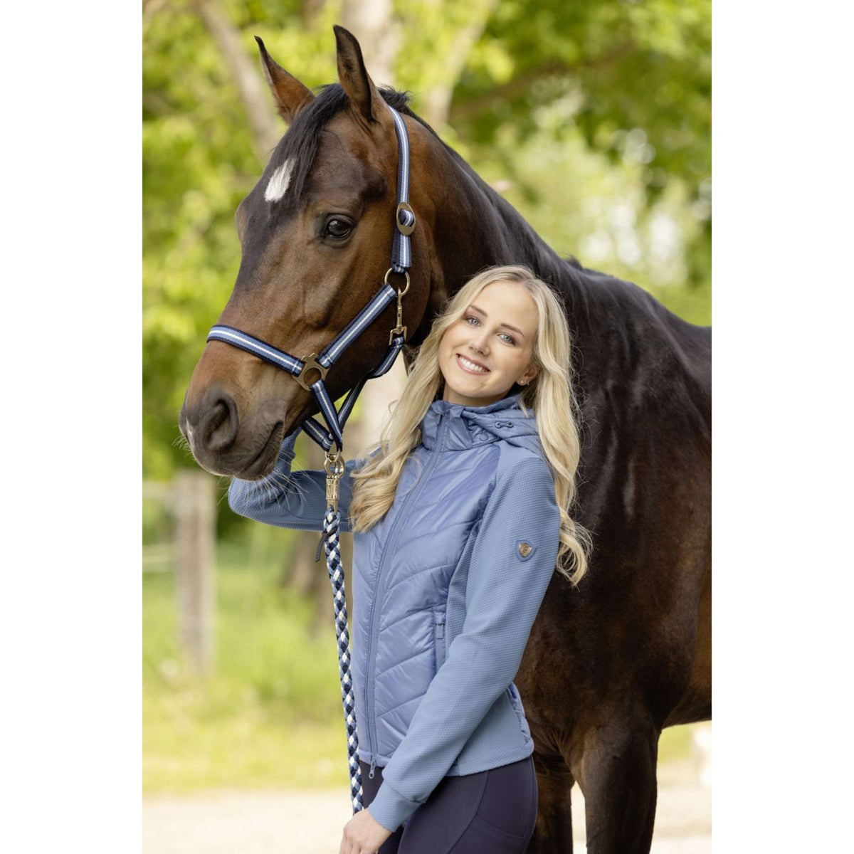 Covalliero Chaqueta SS26 Mujer Smoked Blue