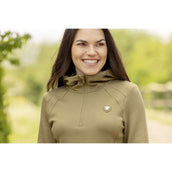Covalliero Hoodie SS26 Mujer Nuez
