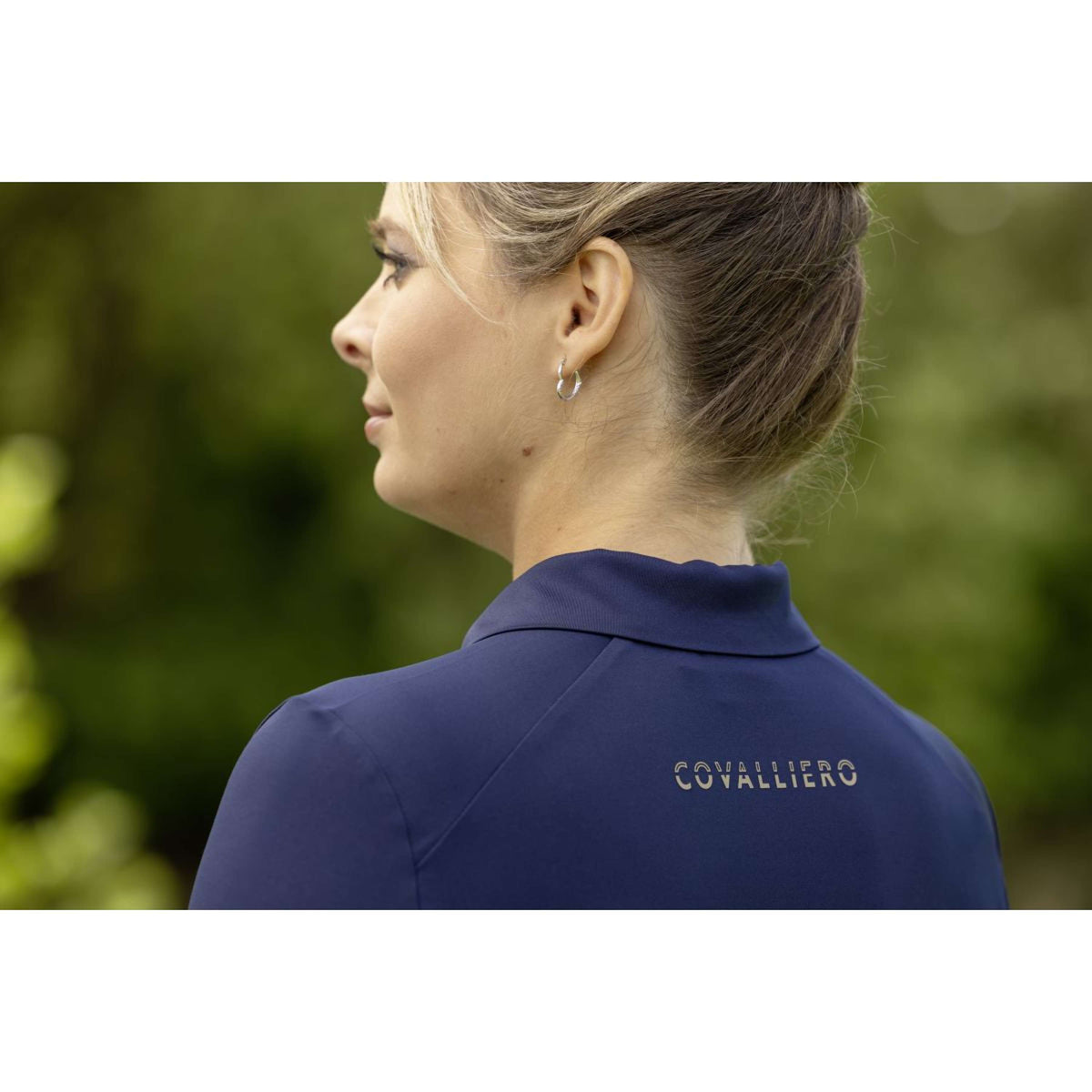 Covalliero Polo SS26 Mujer Azul Marino Oscuro