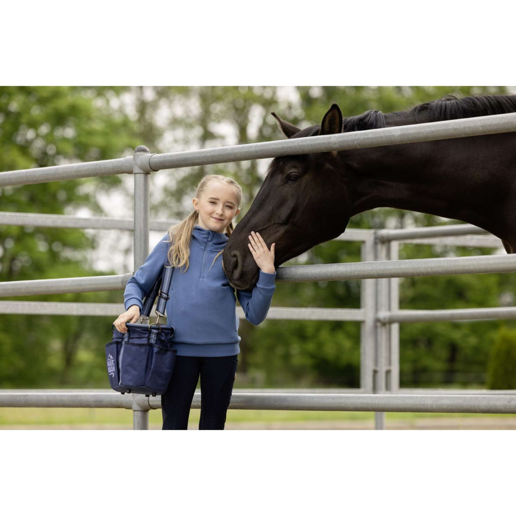 Covalliero Hoodie SS26 Niños Smoked Blue