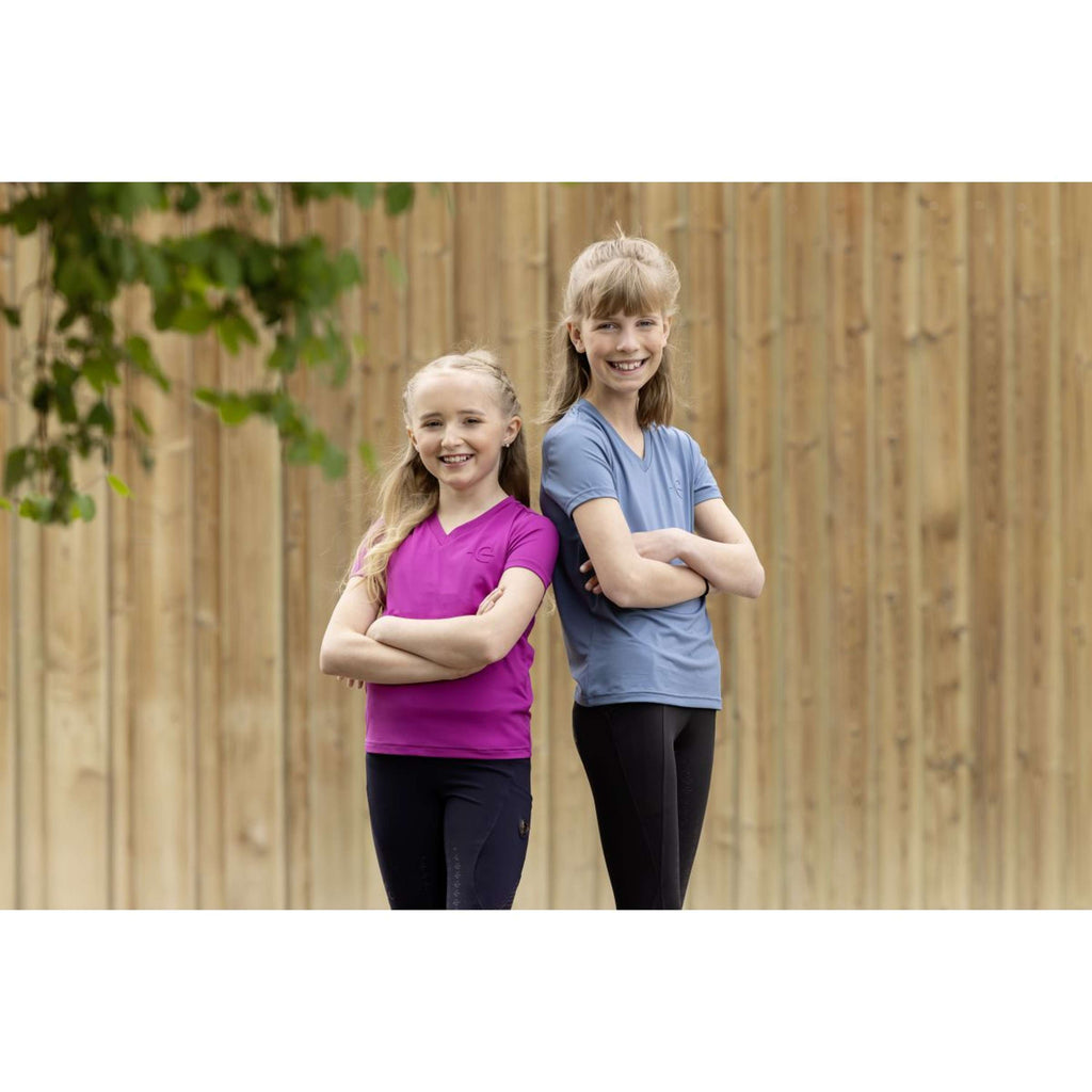 Covalliero Camiseta SS26 Niños Smoked Blue