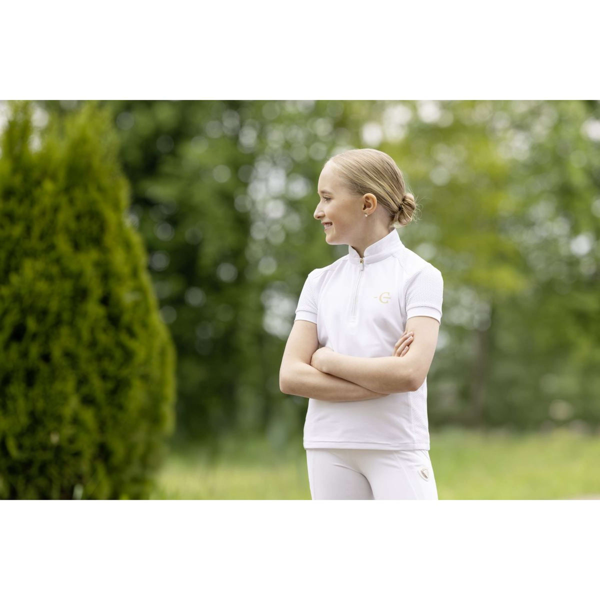 Covalliero Camiseta de Competición SS26 Niños Blanco