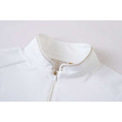 Covalliero Camiseta de Competición SS26 Mujer Mangas Largas Blanco