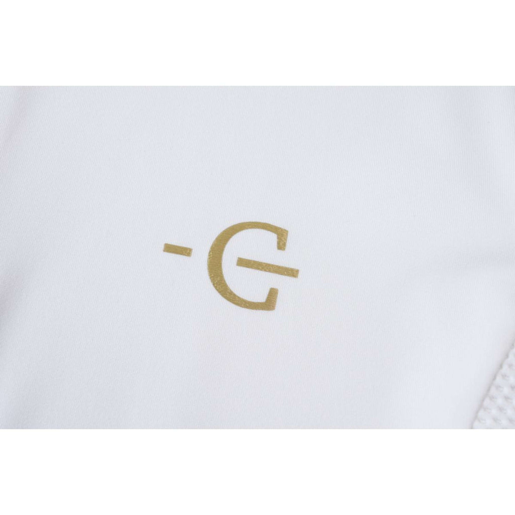 Covalliero Camiseta de Competición SS26 Mujer Mangas Largas Blanco