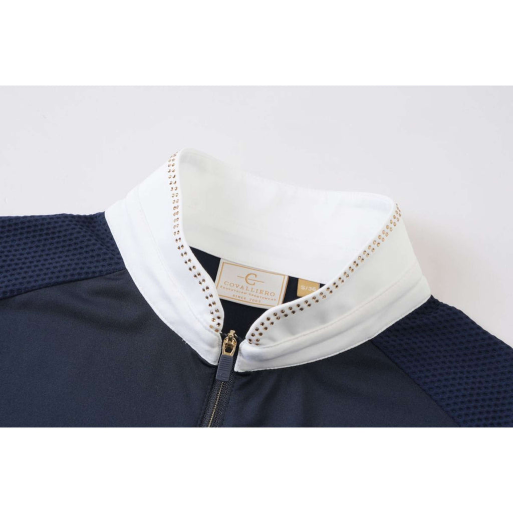 Covalliero Camiseta de Competición SS26 Mujer Azul Marino Oscuro