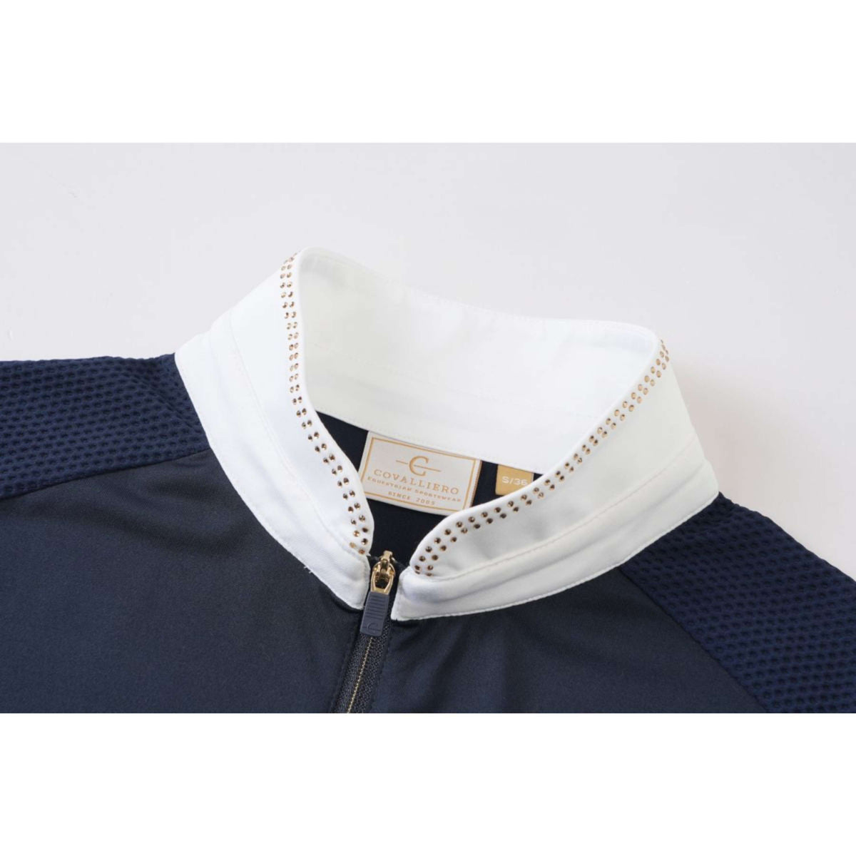 Covalliero Camiseta de Competición SS26 Mujer Azul Marino Oscuro