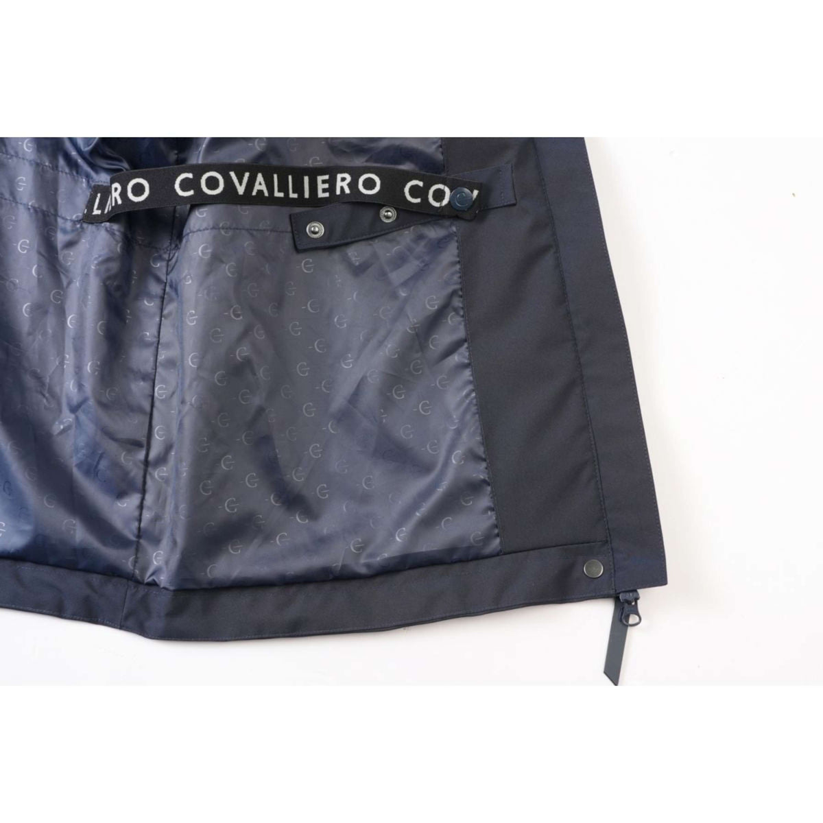 Covalliero Gabardina Larga SS26 Mujer Azul Marino Oscuro