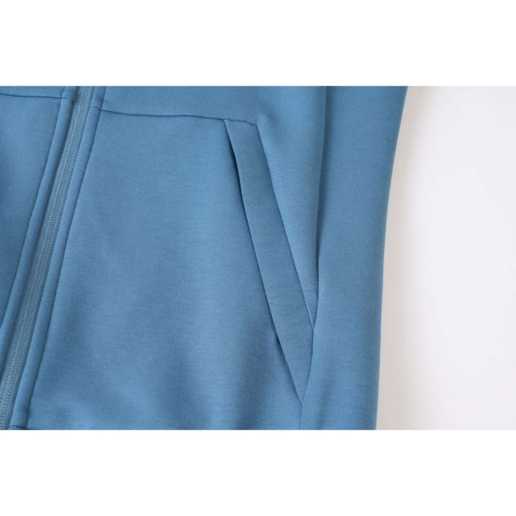 Covalliero Chaleco Polar SS26 Mujer Smoked Blue