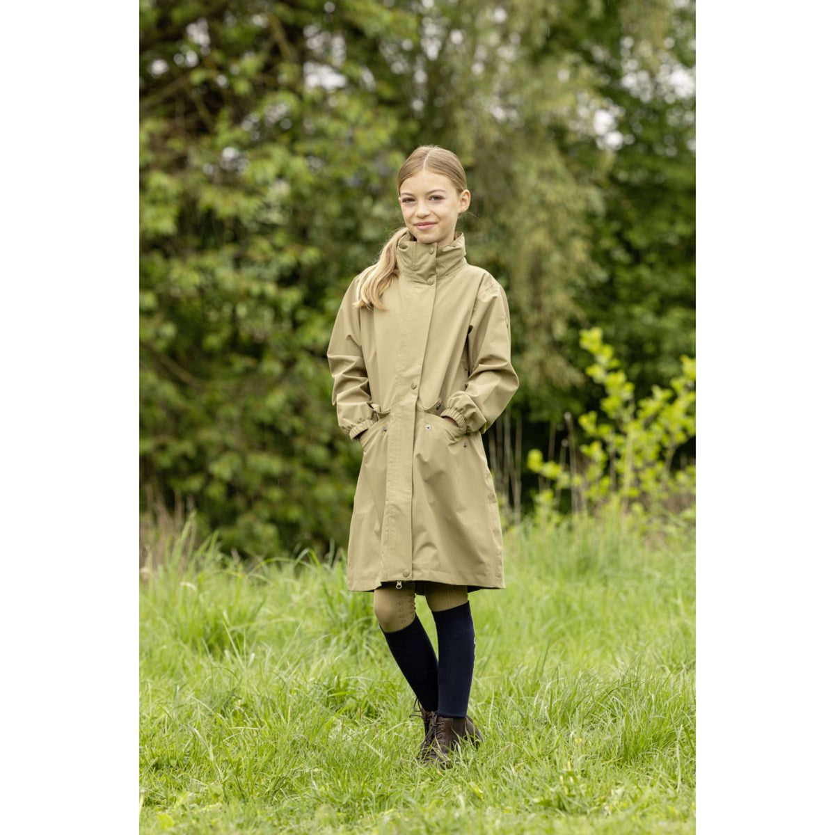 Covalliero Gabardina Larga SS26 Niños Nuez