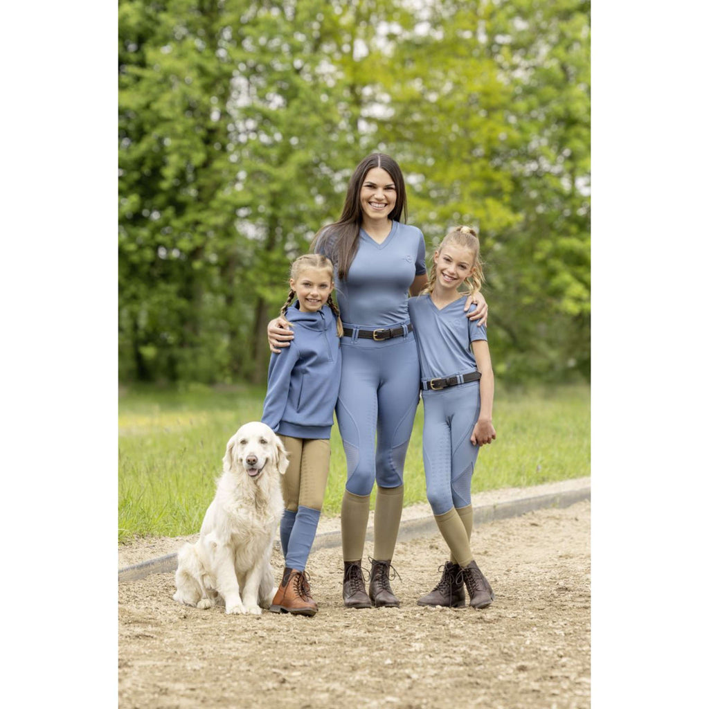 Covalliero Hoodie SS26 Niños Smoked Blue