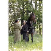 Covalliero Gabardina Larga SS26 Mujer Negro