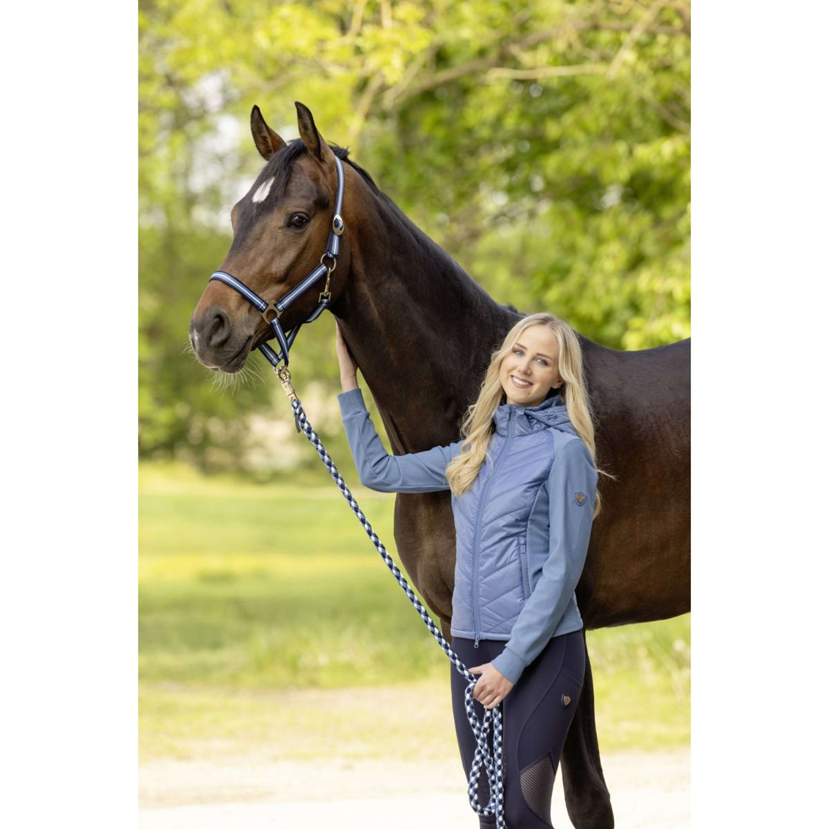 Covalliero Chaqueta SS26 Mujer Smoked Blue
