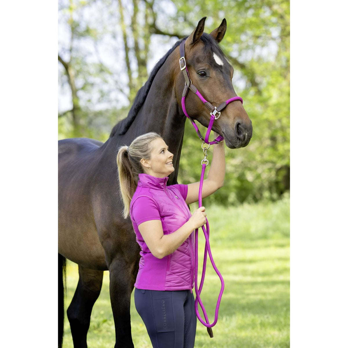 Covalliero Chaleco SS26 Mujer Light Berry