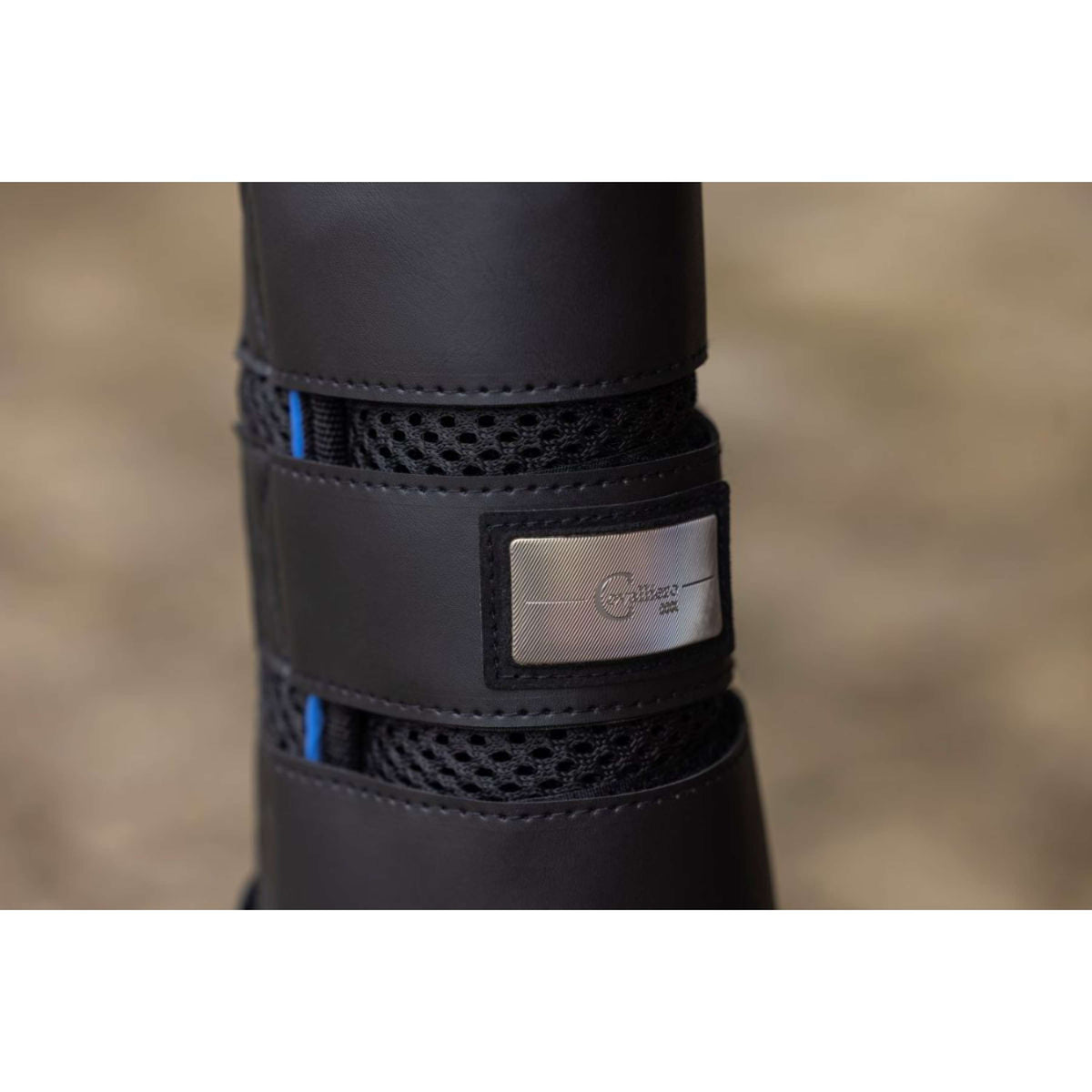 Covalliero Protectores de piernas Cooling Negro/Azul