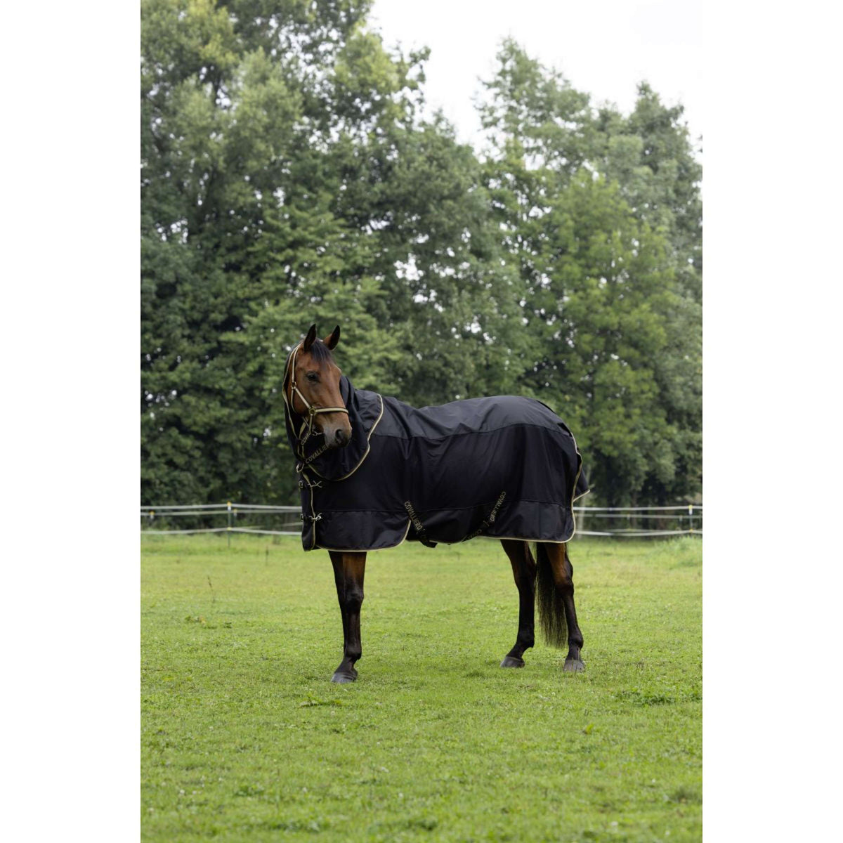 Covalliero Manta Impermeable SS26 Negro