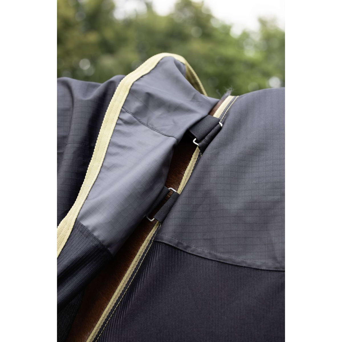 Covalliero Manta Impermeable SS26 Negro