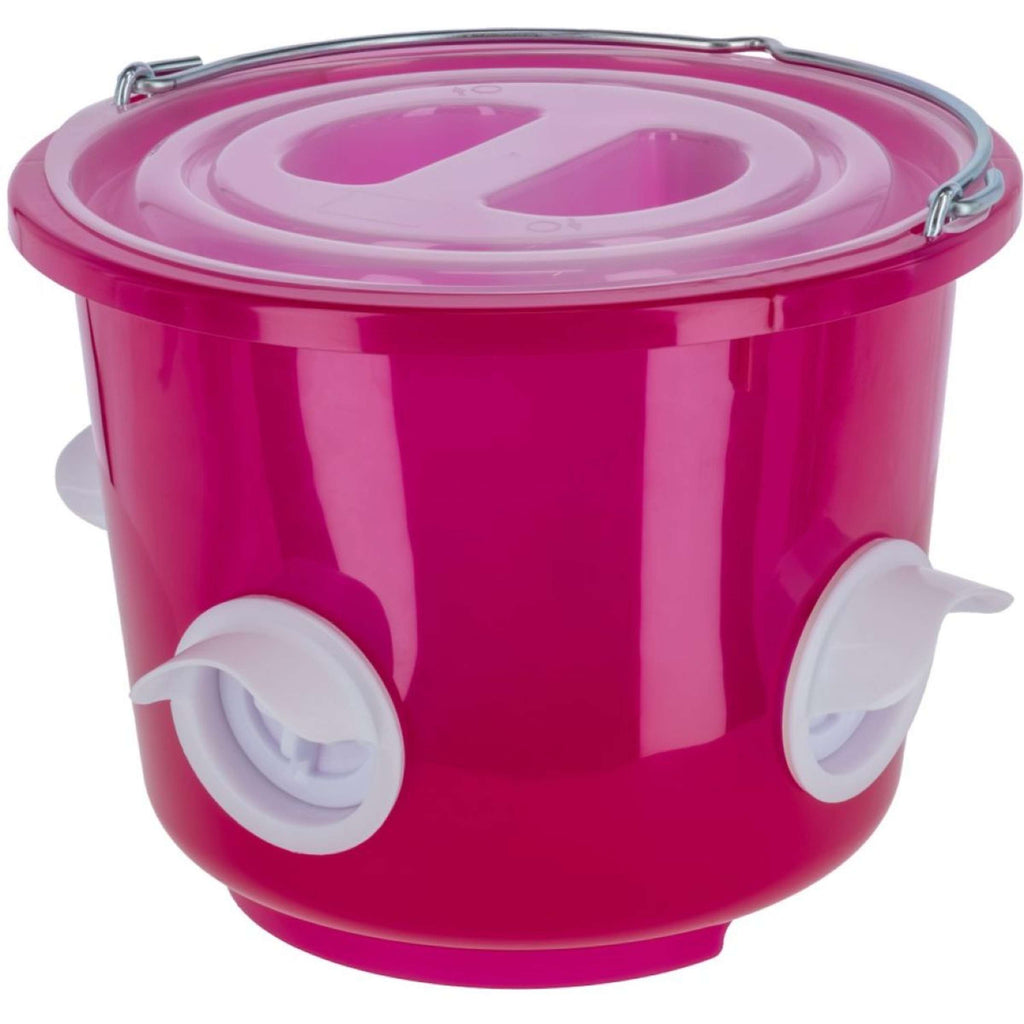 Kerbl Cubeta de Comida Pollos Rosa