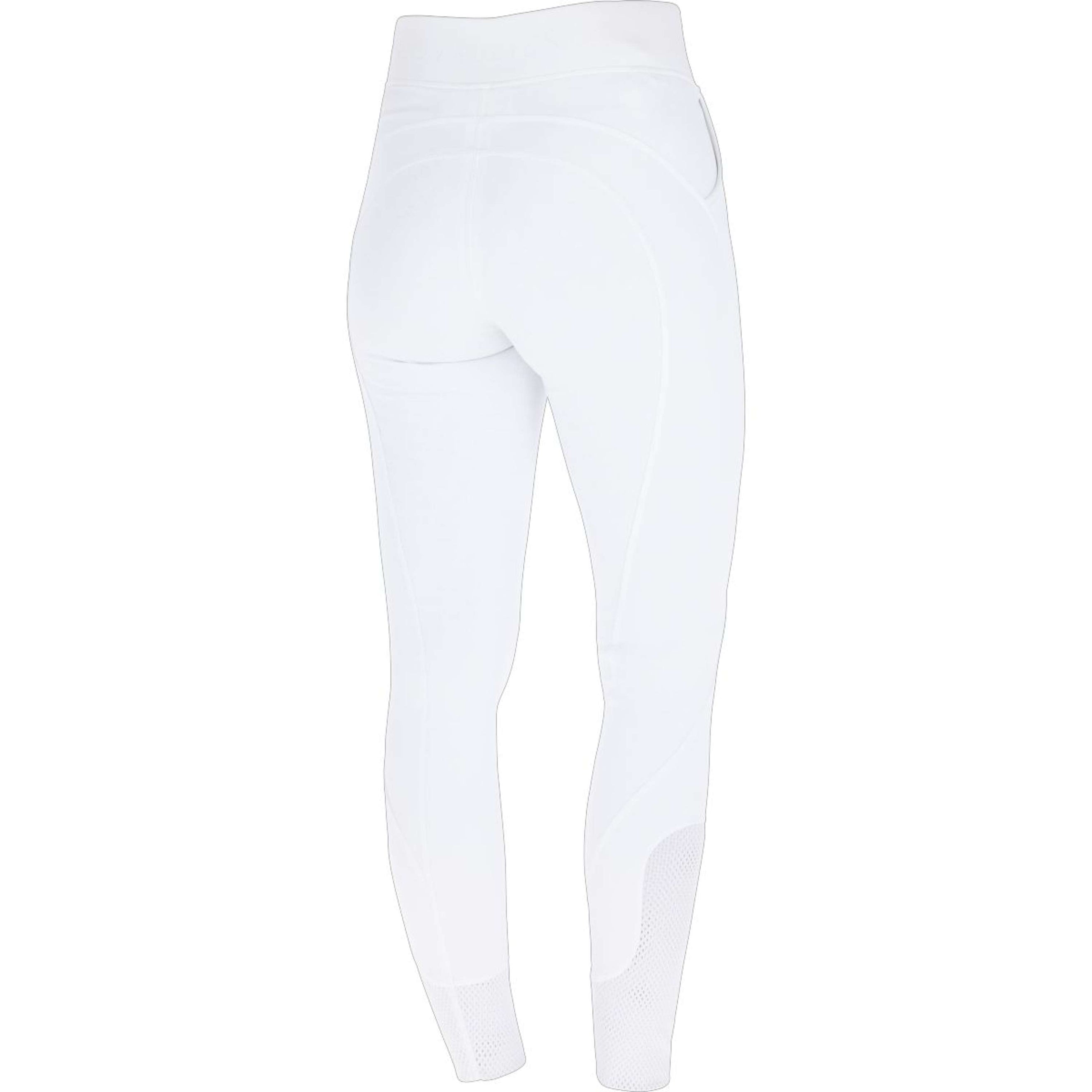 Covalliero Legging de Equitación SS26 Mujer Blanco