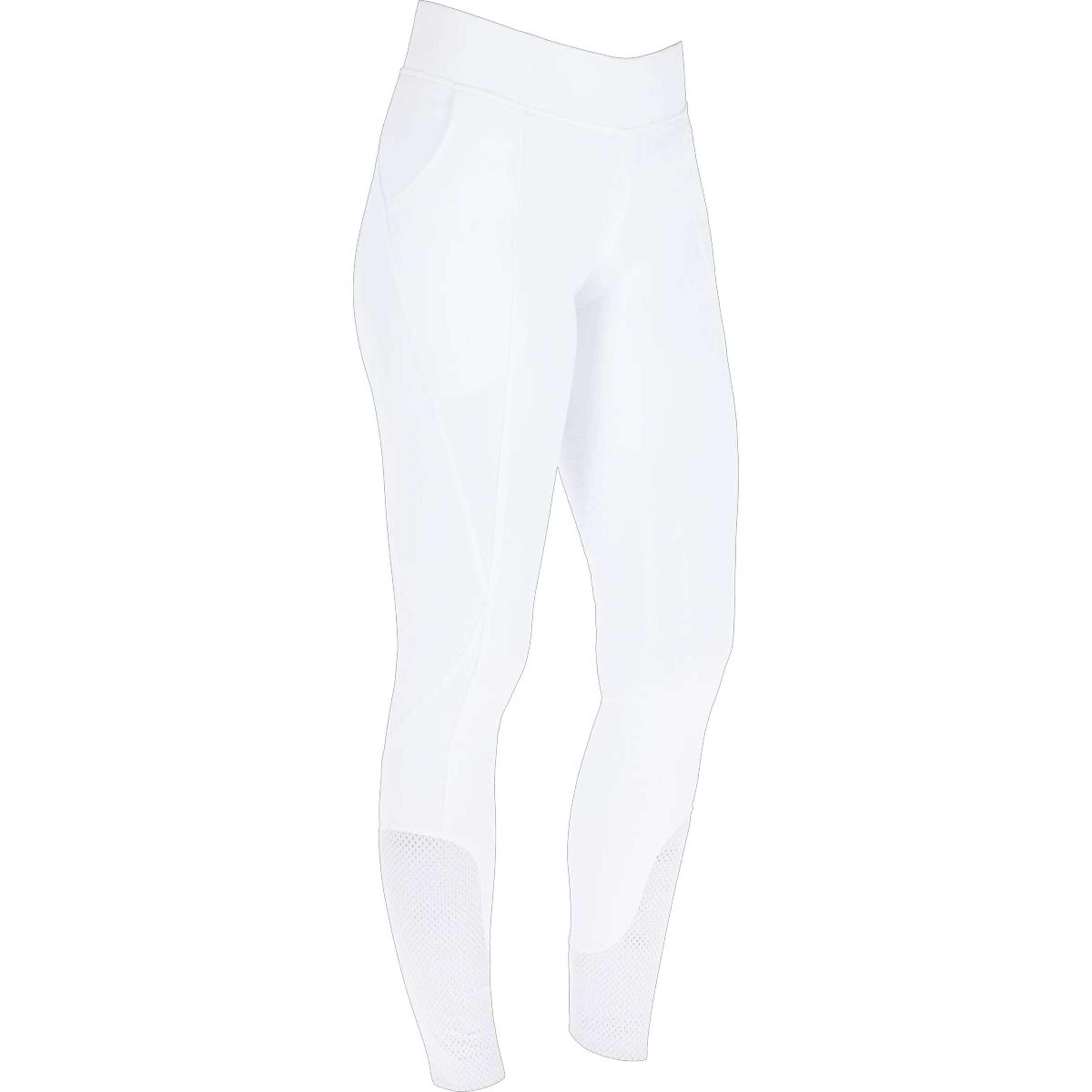 Covalliero Legging de Equitación SS26 Mujer Blanco Covalliero Legging de Equitación SS26 Mujer Blanco