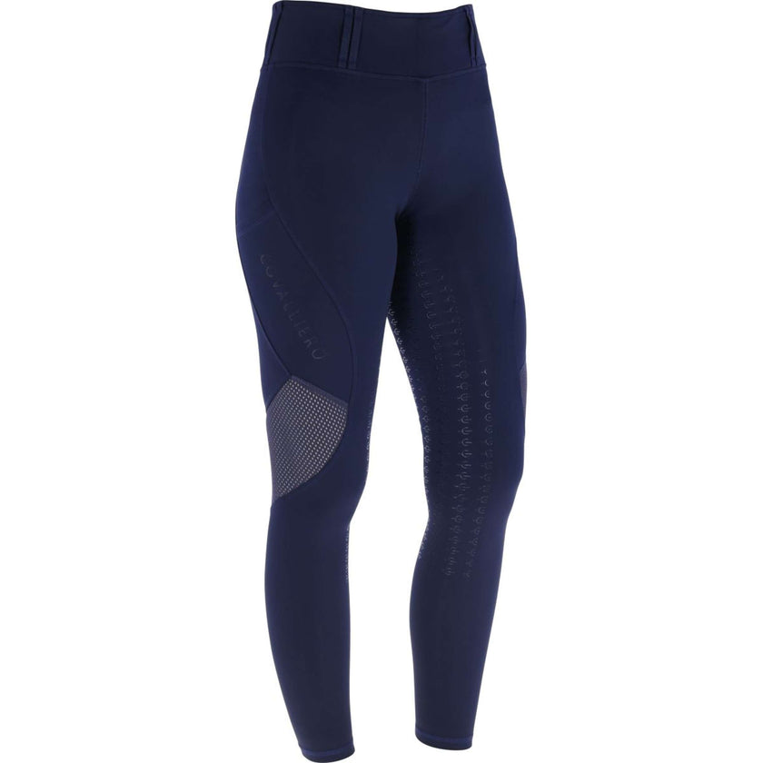 Covalliero Legging de Equitación Mesh SS26 Mujer Azul Marino Oscuro