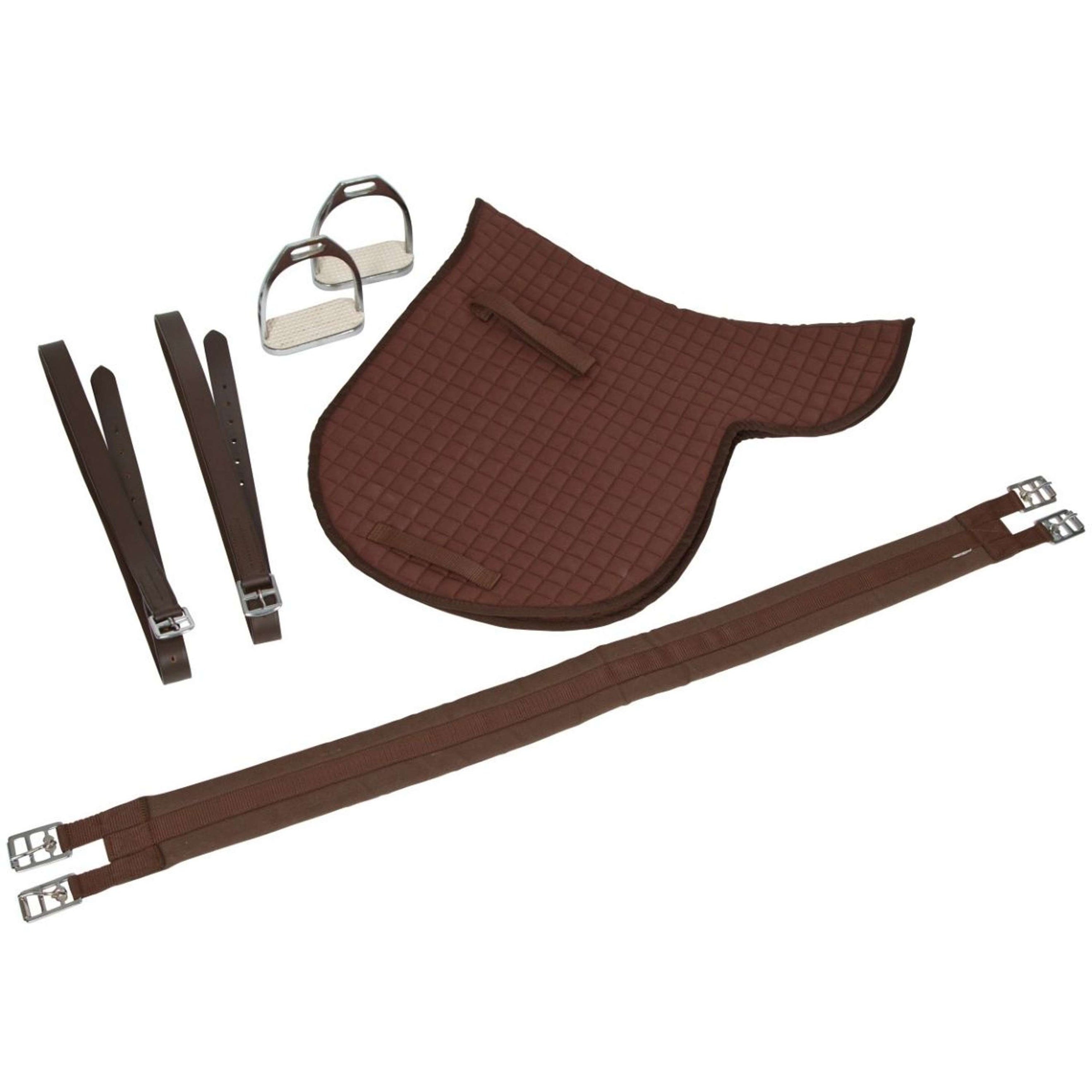Kerbl Eurohorse Juego de Montura Mixta Marron