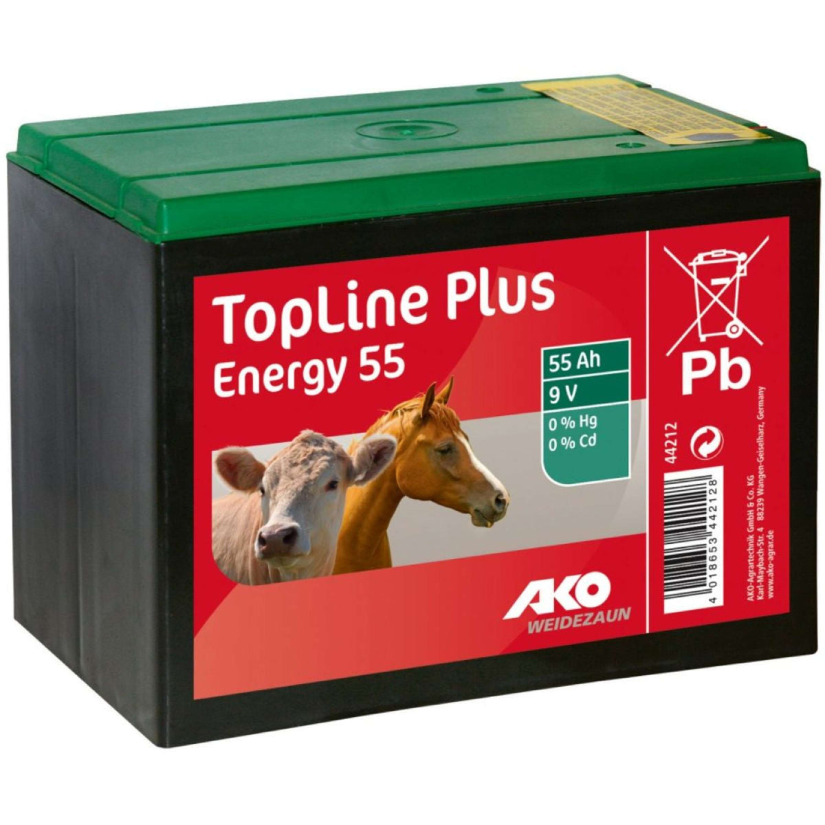 Ako Batería para Cercas 55ah 9v