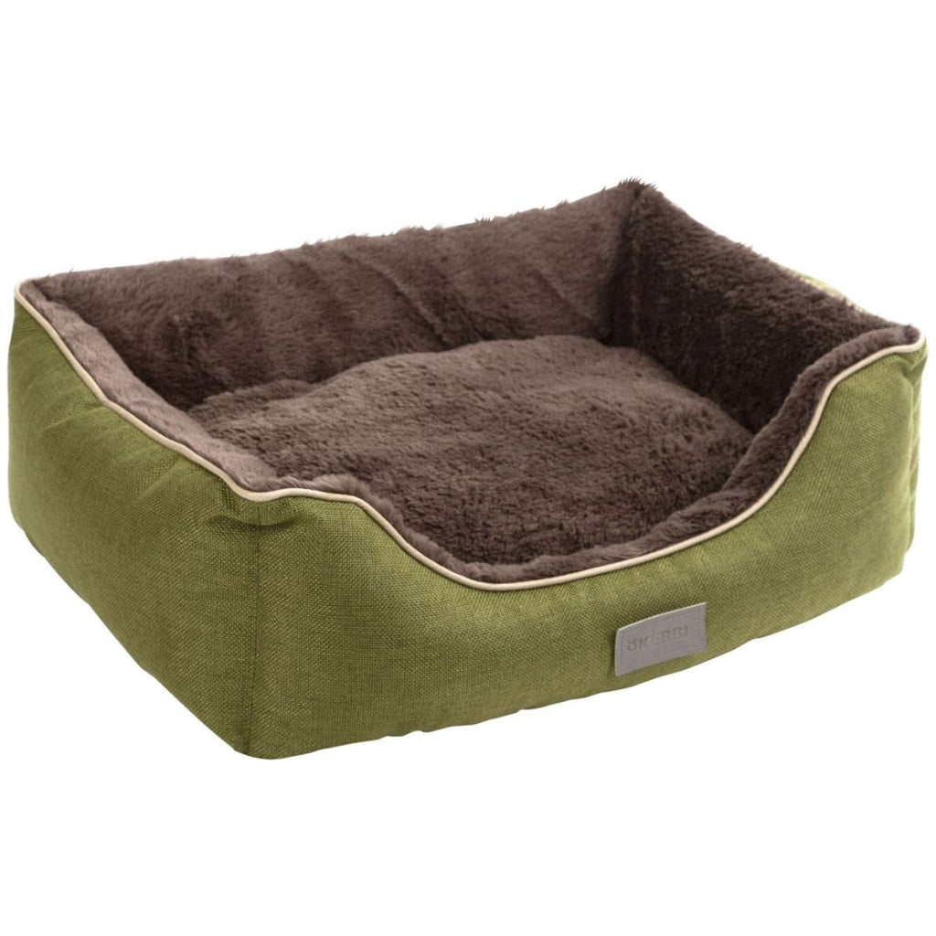 Kerbl Cama de peluche Samuel Verde Gris