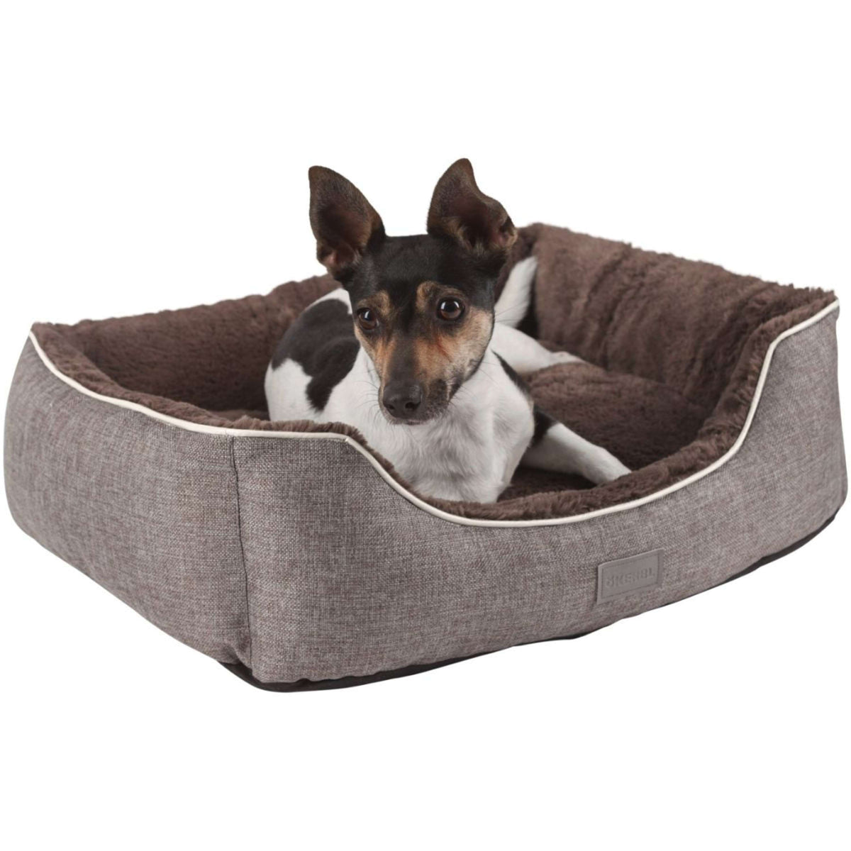 Kerbl Cama de peluche Samuel Plata/Gris