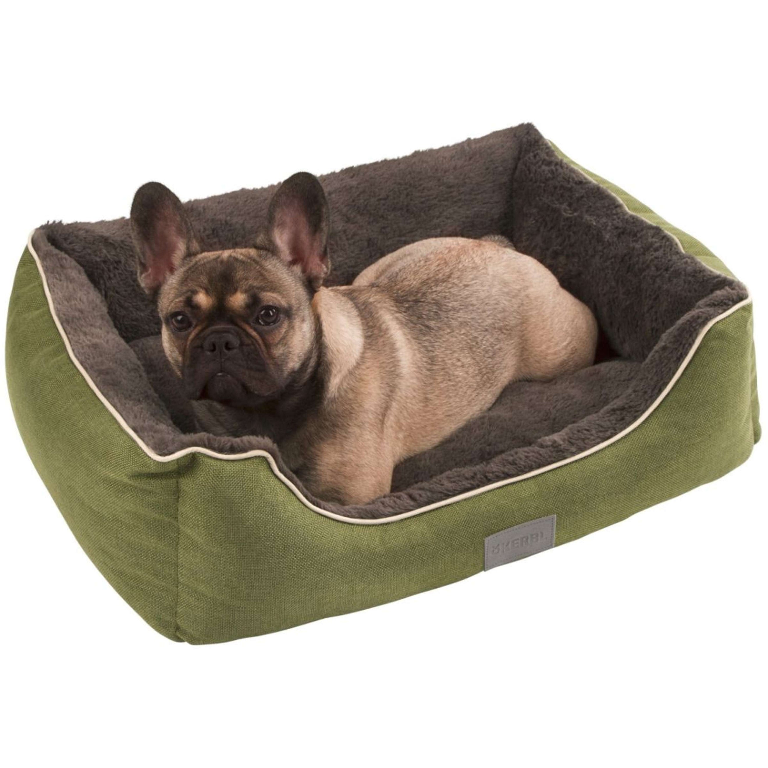 Kerbl Cama de peluche Samuel Verde Gris