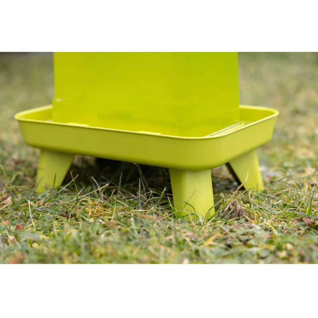 Kerbl Bebedero para Aves en un soporte Verde