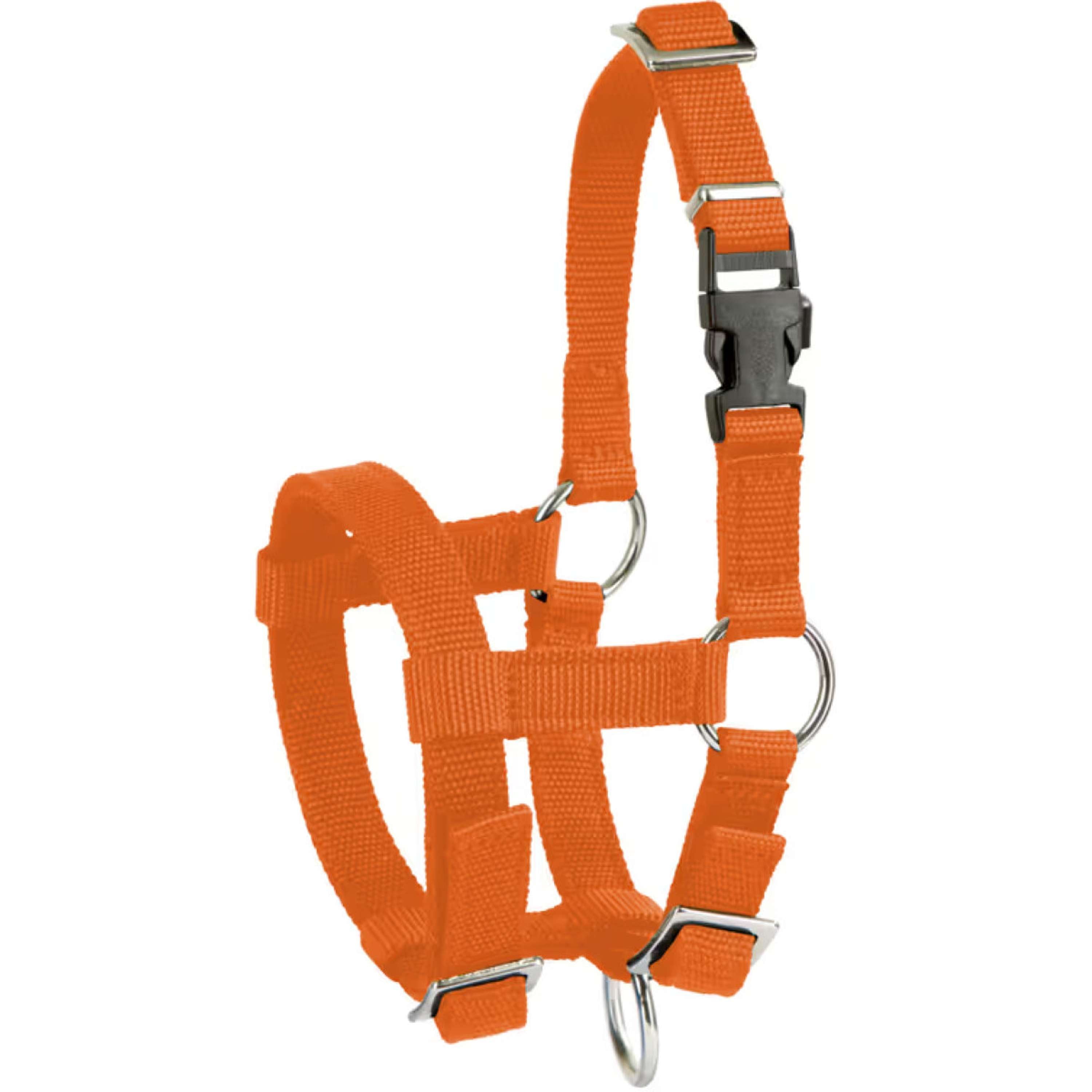 Kerbl Cabestro Alpaca ajustable Naranja