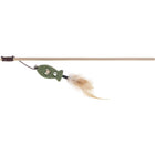 Kerbl Caña para Gato Pez con Pluma Verde