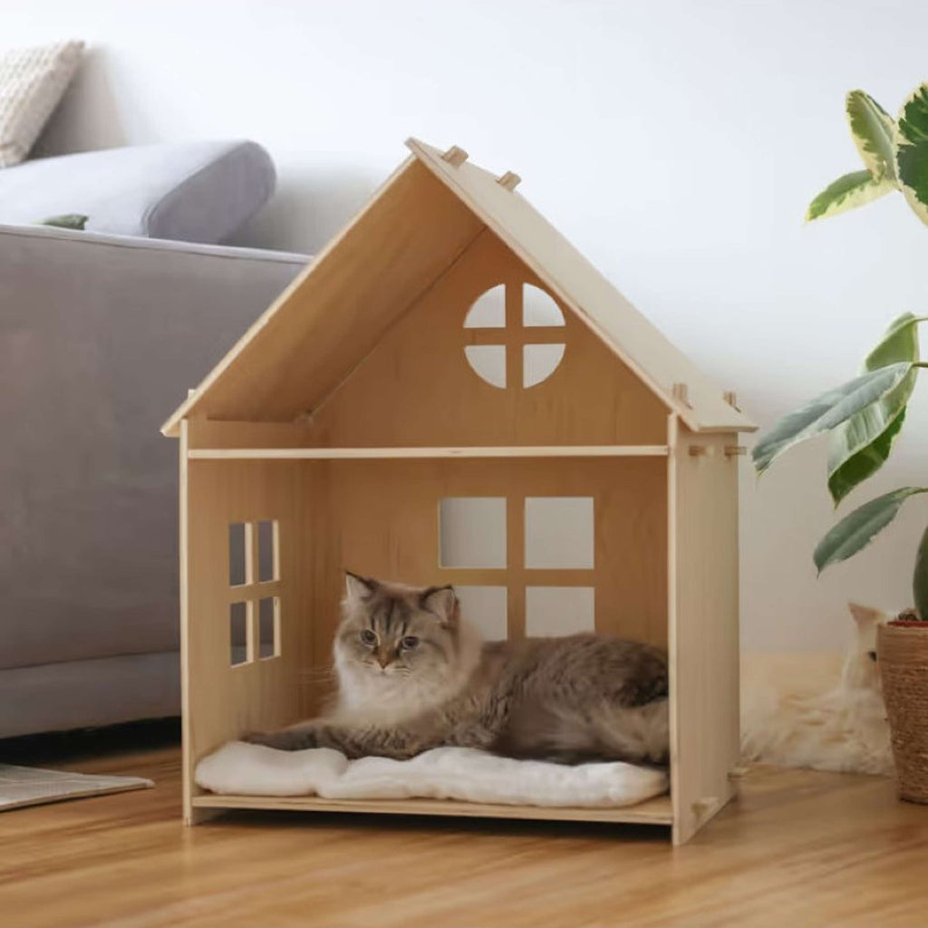 Kerbl Casa para Gatos Yvi Madera