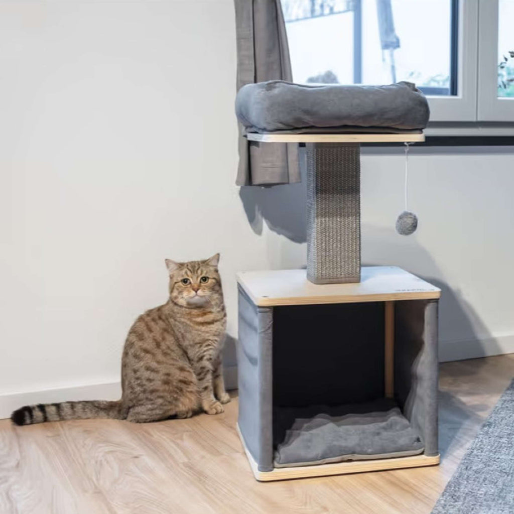 Kerbl Poste Rascador Noah II Gris