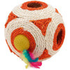 Kerbl Pelota de Juego Sisal Blanco Rojo