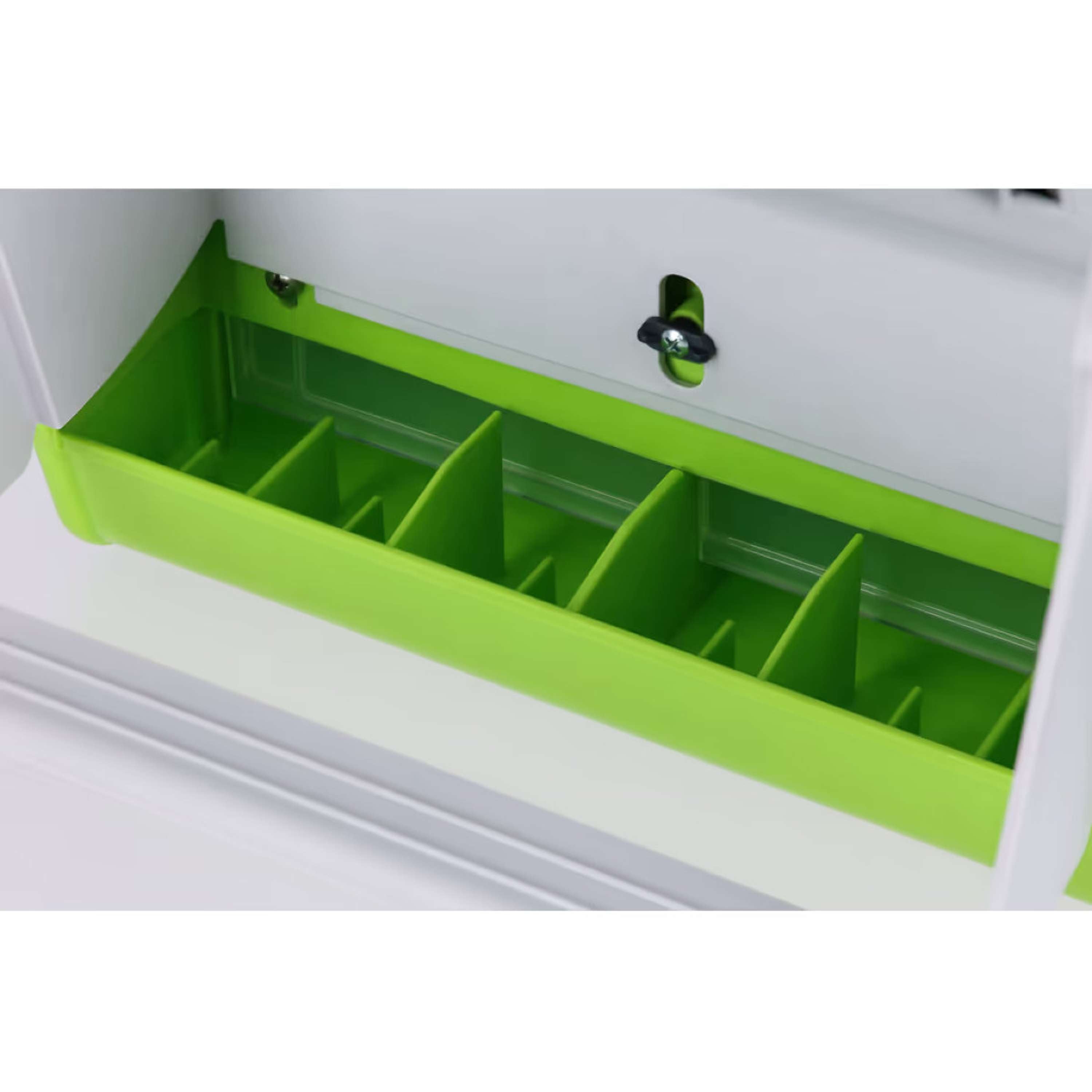 Kerbl Alimentador Automático con Solapa Protectora Verde