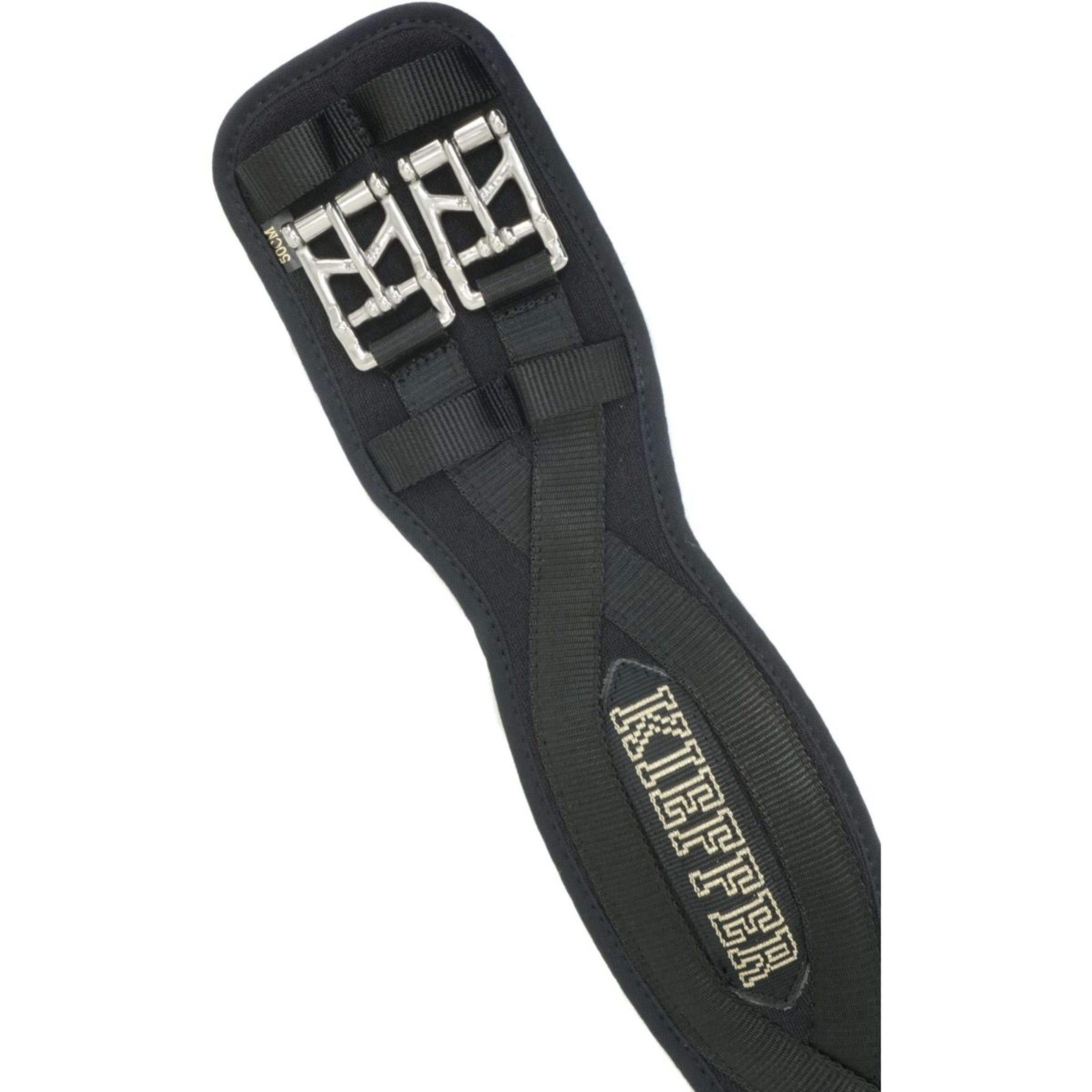 Kieffer Cincha de Doma Air-Tex sin elástico Negro