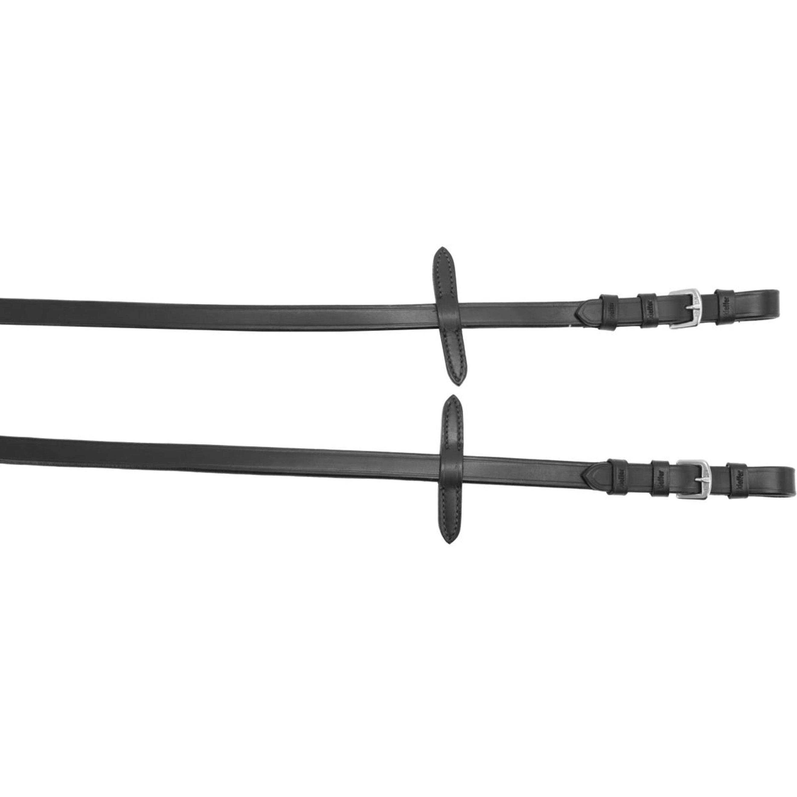 Kieffer Riendas Web Negro/Cromo