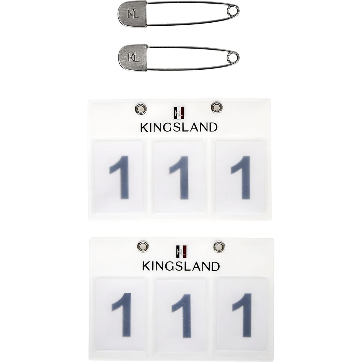 Kingsland Startnummer Classic 3 Números Blanco