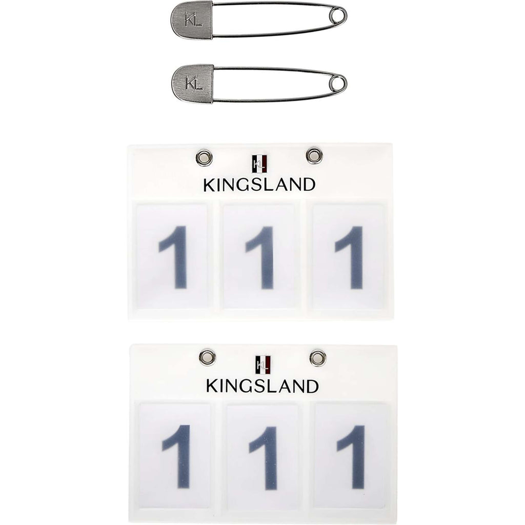 Kingsland Startnummer Classic 3 Números Blanco