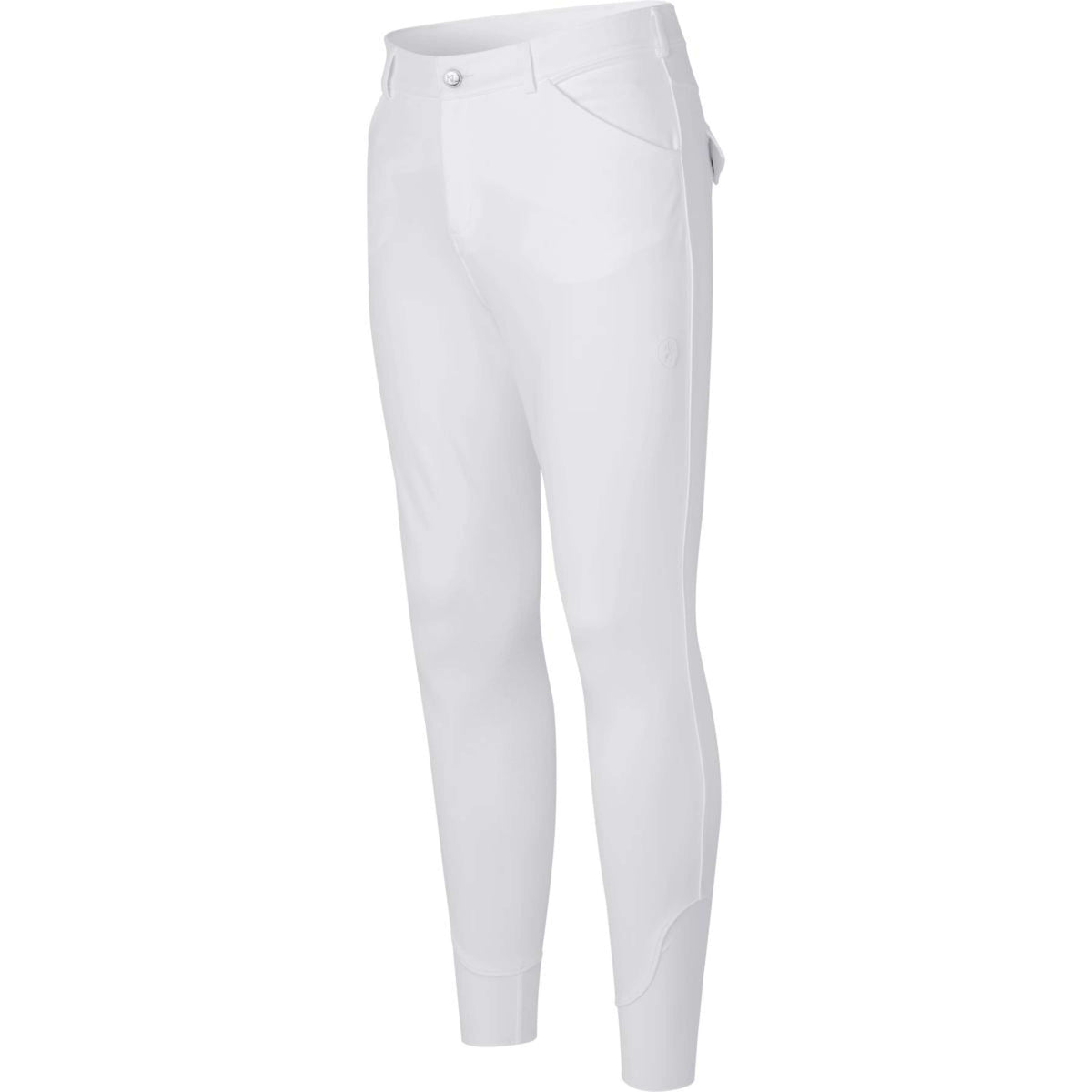 Kingsland Pantalón de Equitación Kent Knie Grip Blanco
