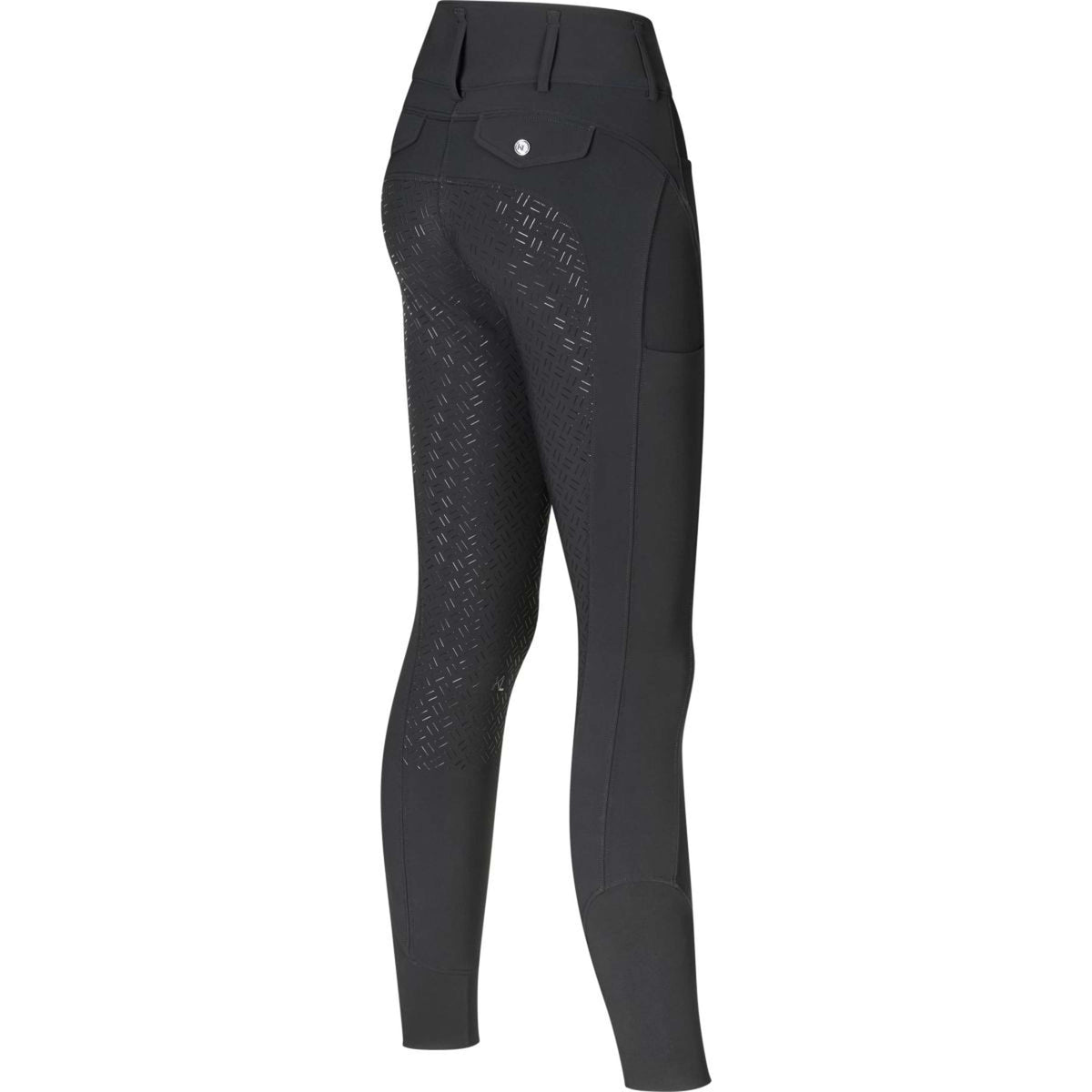 Kingsland Pantalón de Equitación Kimi Full Grip Negro