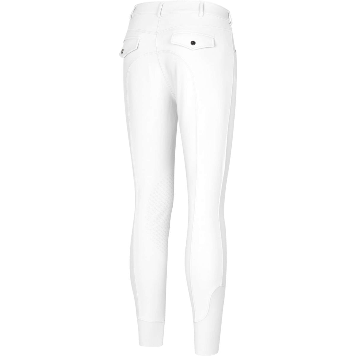 Kingsland Pantalón de Equitación Kent Full Grip Blanco