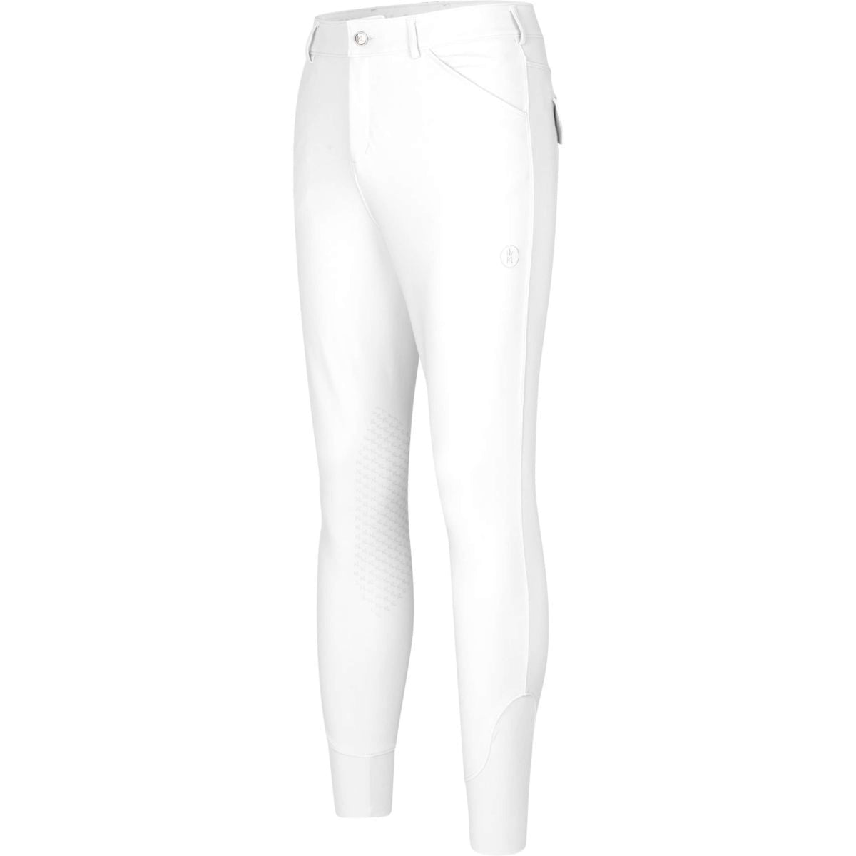 Kingsland Pantalón de Equitación Kent Full Grip Blanco