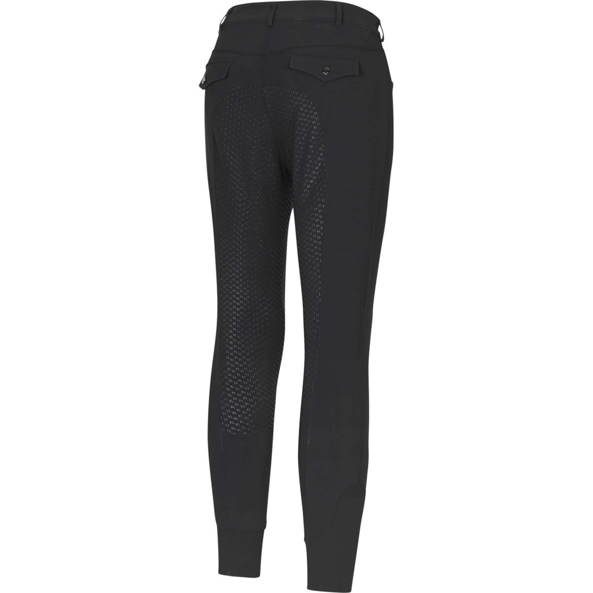 Kingsland Pantalón de Equitación Kent Full Grip Negro