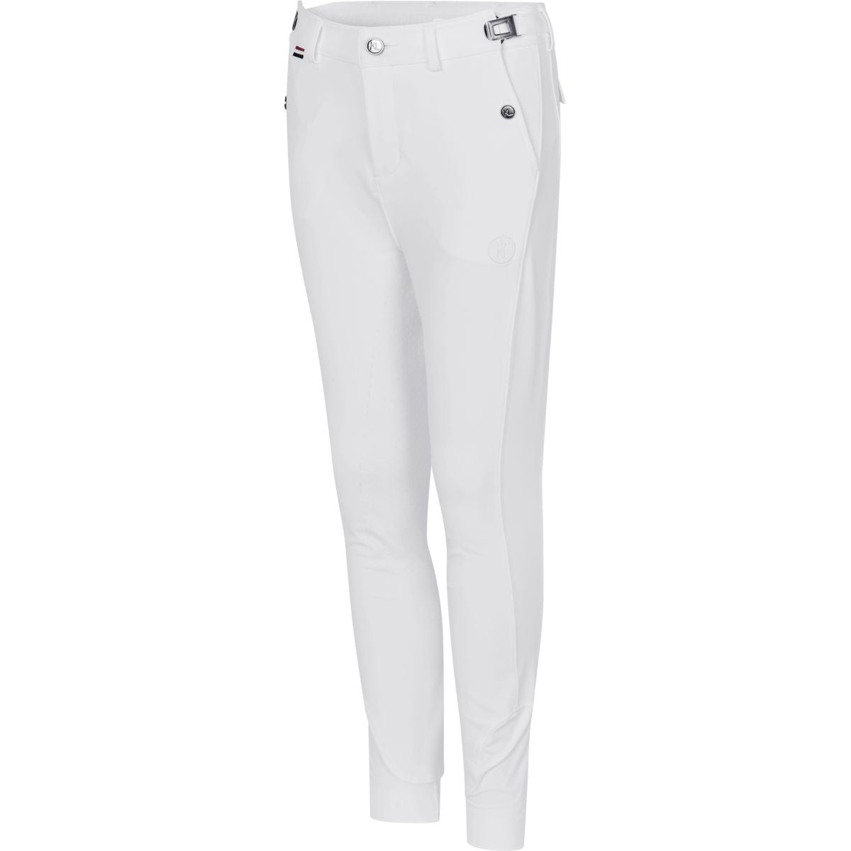 Kingsland Pantalón de Equitación Knox Full Grip Blanco
