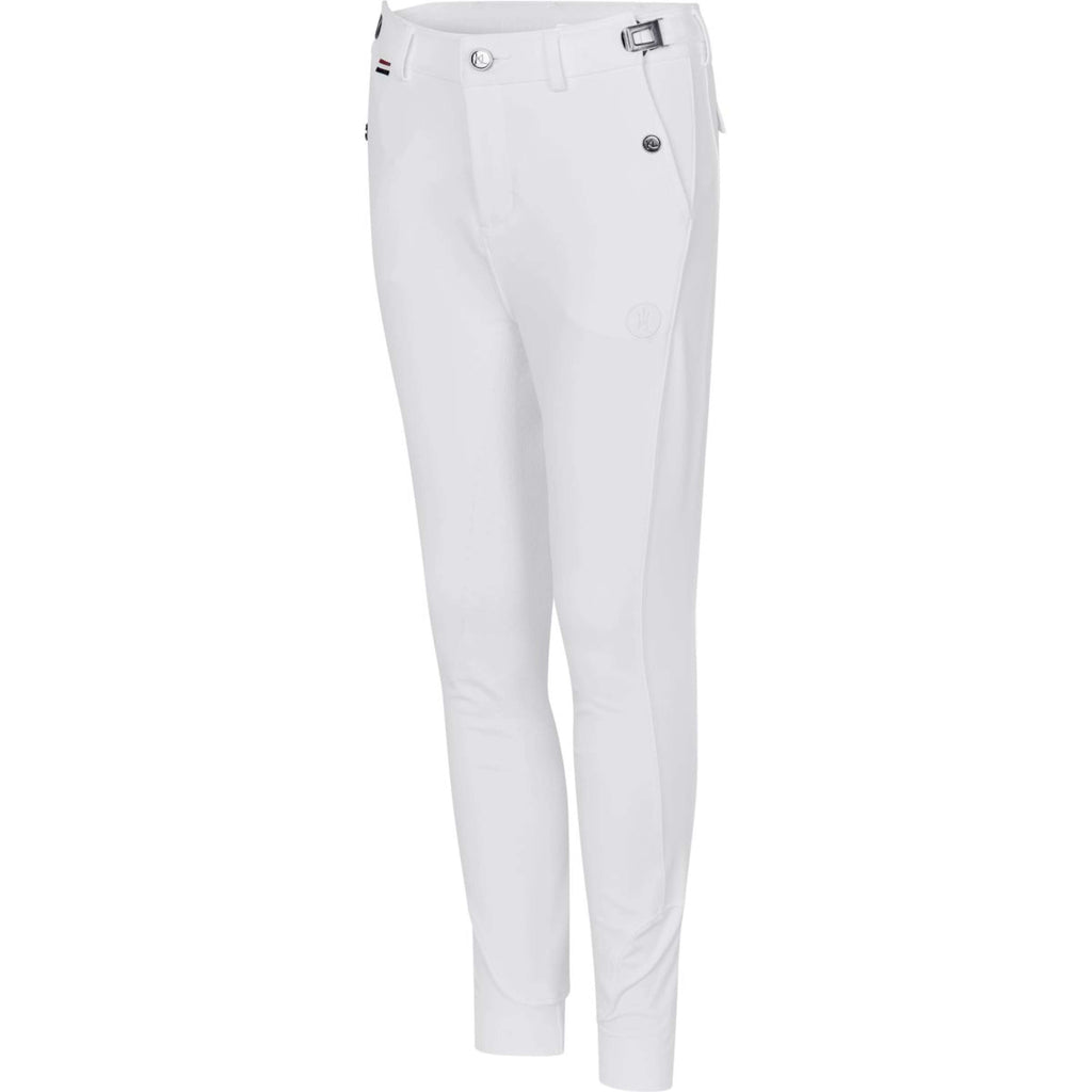 Kingsland Pantalón de Equitación Knox Full Grip Blanco