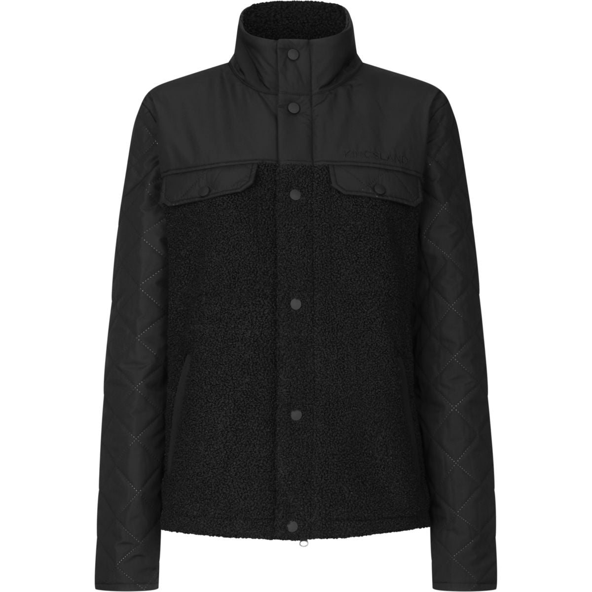 Kingsland Sudadera con capucha y cremallera KLMorris Hombres Negro