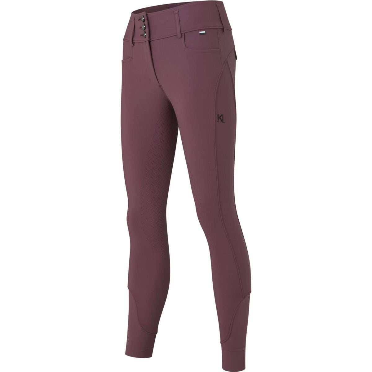 Kingsland Pantalón de Equitación KLKimi Full Grip Plum Wine