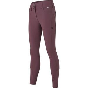 Kingsland Pantalón de Equitación KLKimi Full Grip Plum Wine